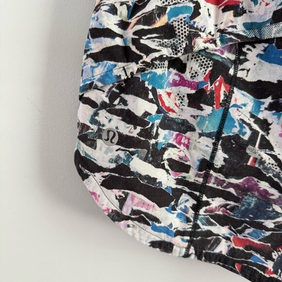 Lululemon | Womens Speed Up Short 2.5 Culture Clash Multi Black Running Athletic - Picture 7 of 8